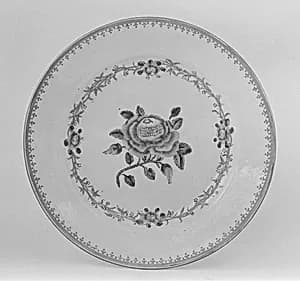 Plate (one of two) by Unknown Artist