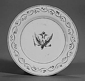 Plate (one of two) by Unknown Artist