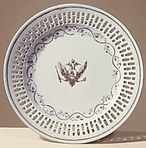Plate (one of two) by Unknown Artist