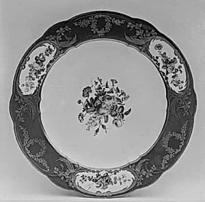 Plate (part of a service) by Sèvres Manufactory|Jean-Jacques Pierre the Younger