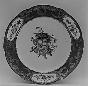 Plate (part of a service) by Sèvres Manufactory|Pierre Massy