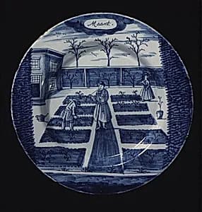 Plate (part of a set) by De Porceleyne Bijl
