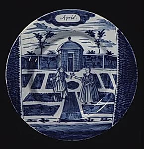 Plate (part of a set) by De Porceleyne Bijl