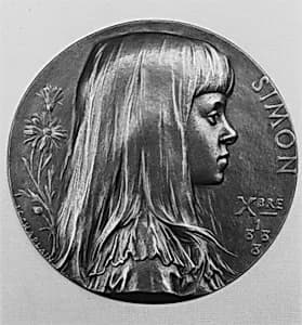 Portrait of Marguerite Simon by Jules-Clément Chaplain