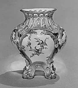 Potpourri vase (pot-pourri à jour) by Vincennes Manufactory|Louis-Jean Thévenet (père)|Jean-Claude Duplessis