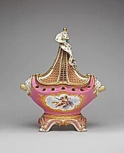 Potpourri vase (pot-pourri à vaisseau) by Sèvres Manufactory|Jean-Claude Duplessis