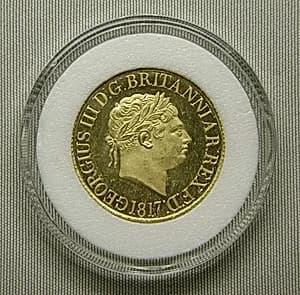 Proof sovereign of George III by Benedetto Pistrucci