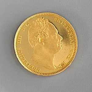 Proof sovereign of William IV by William Wyon