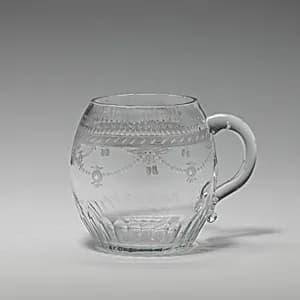 Punch cup (one of two) by Unknown Artist