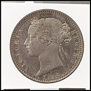 Queen Victoria proof florin by William Wyon
