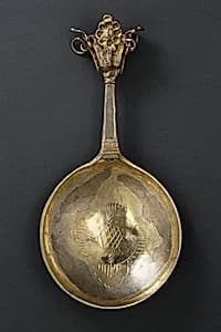 Rattle spoon by Hans Johansson Stadius
