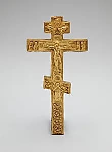 Reliquary or triple cross by Unknown Artist