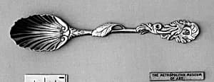 Salt spoon (?) by Unknown Artist