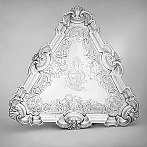 Salver for a teakettle