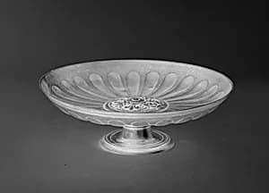 Salver on pedestal foot by Unknown Artist