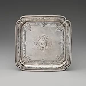 Salver (one of a pair) by Paul de Lamerie