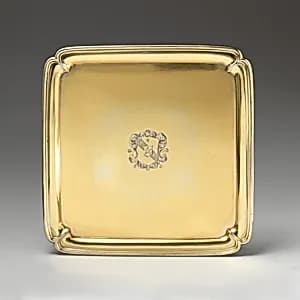 Salver (one of a pair) by Simon Pantin I