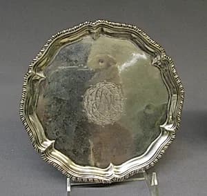Salver (one of a pair)
