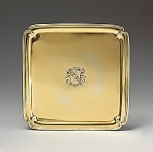 Salver (one of a pair) by Simon Pantin I
