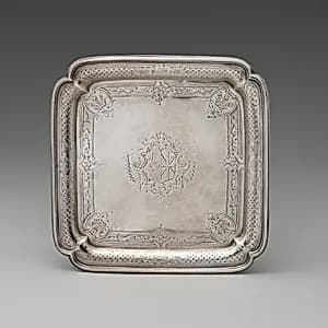 Salver (one of a pair) by Paul de Lamerie