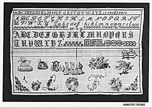 Sampler by Unknown Artist