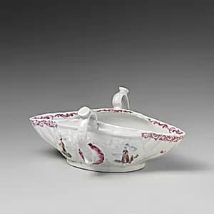 Sauceboat (one of a pair) by Worcester factory