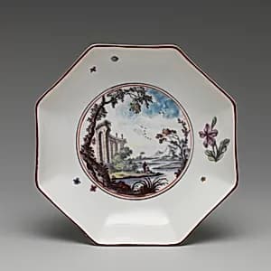 Saucer by Chelsea Porcelain Manufactory
