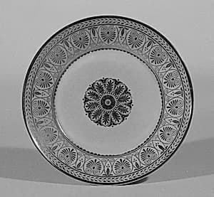 Saucer by Sèvres Manufactory|Jean-Louis Moyez