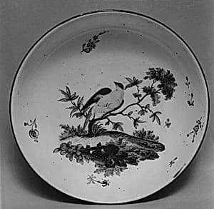 Saucer (part of a service) by Frankenthal Porcelain Manufactory|Adam Bergdoll|Karl Theodor period