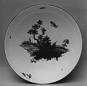 Saucer (part of a service) by Frankenthal Porcelain Manufactory|Karl Theodor period|Adam Bergdoll