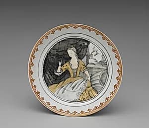 Saucer (part of a service) by Unknown Artist