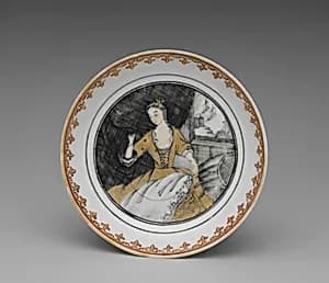 Saucer (part of a service) by Unknown Artist