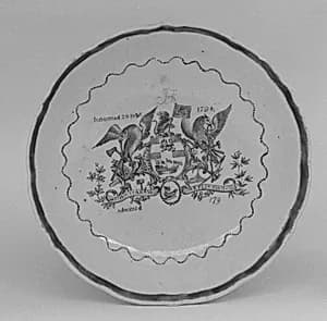 Saucer (part of a service) by Unknown Artist