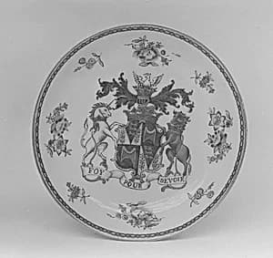 Saucer (part of a service) by Unknown Artist