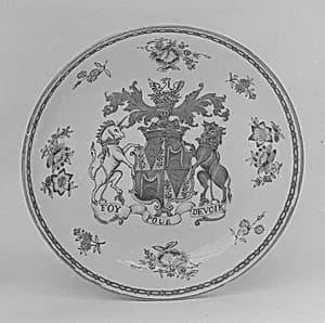 Saucer (part of a service) by Unknown Artist