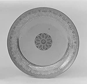 Saucer (part of a service) by Sèvres Manufactory|Jean-Louis Moyez