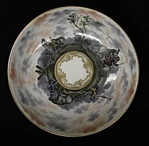 Saucer (part of a service) by Capodimonte Porcelain Manufactory