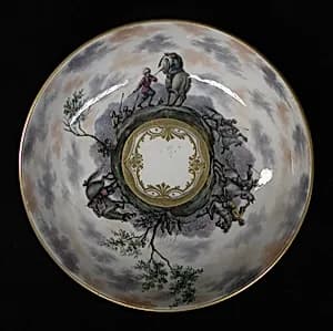 Saucer (part of a service) by Capodimonte Porcelain Manufactory