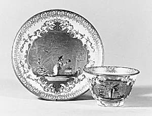 Saucer (part of a service) by Meissen Manufactory