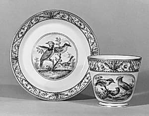 Saucer (part of a service) by Meissen Manufactory|Marcolini Period
