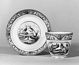 Saucer (part of a service) by Meissen Manufactory|Marcolini Period
