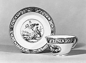 Saucer (part of a service) by Meissen Manufactory|Marcolini Period