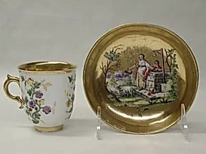 Saucer (part of a service) by Nymphenburg Porcelain Manufactory|Kajetan Purtscher