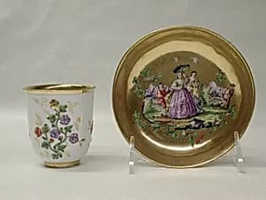 Saucer (part of a service) by Nymphenburg Porcelain Manufactory|Kajetan Purtscher