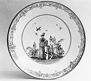 Saucer (part of a set) by Meissen Manufactory