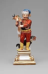 Schindler (court jester and hussar) by Meissen Manufactory