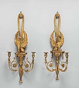 Sconce (one of a pair) by Unknown Artist