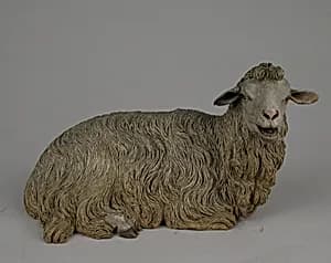 Seated sheep by Francesco Gallo
