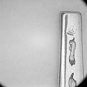 Section of a spoon handle by Jean-Joseph Gravelle