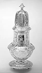 Set of four casters by Paul de Lamerie